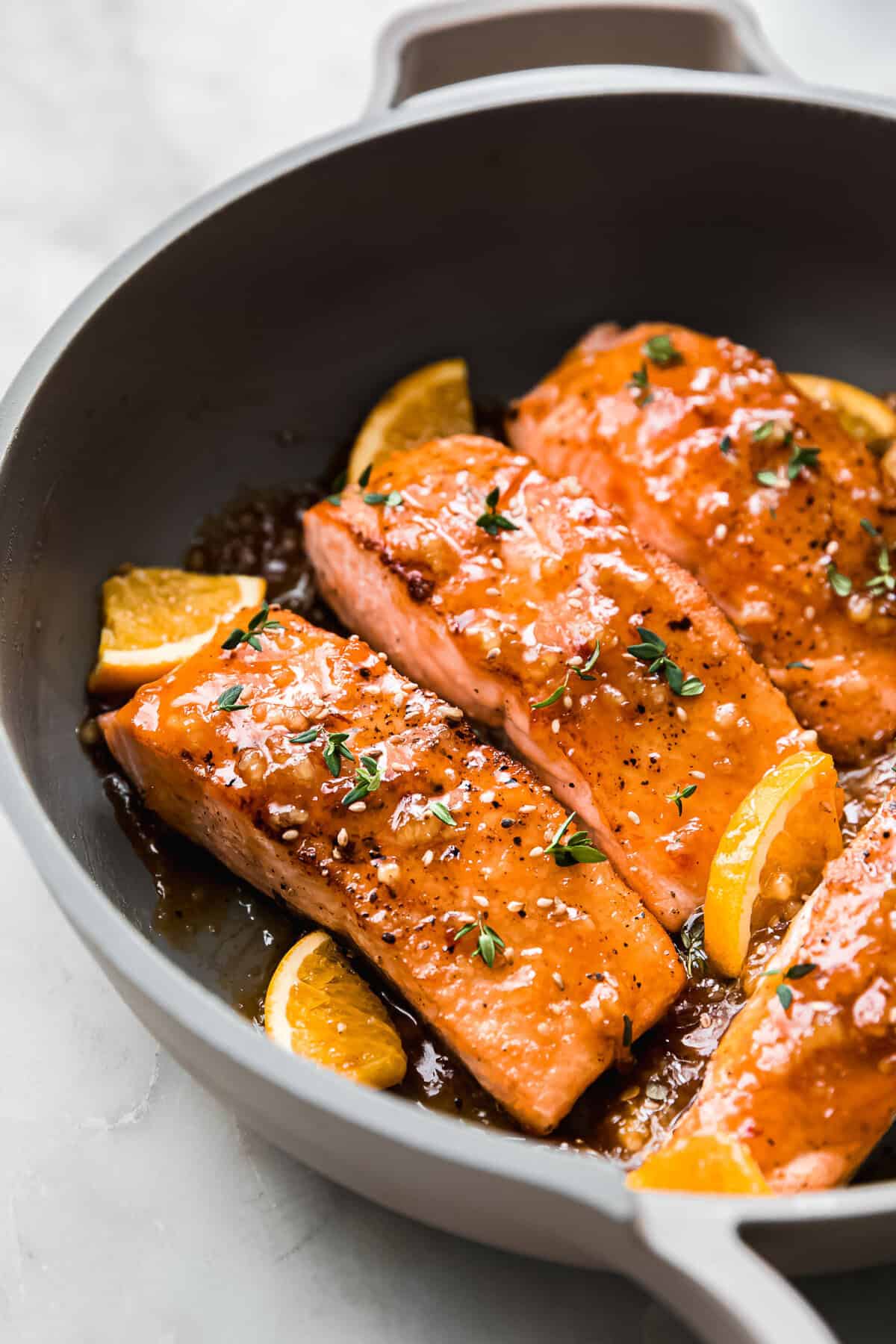 The Best Spiced Salmon with Citrus Glaze
