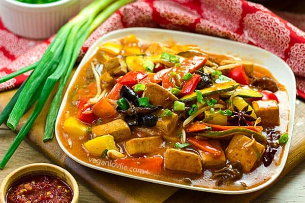 Starlight Szechuan Tofu with Star Anise Glaze
