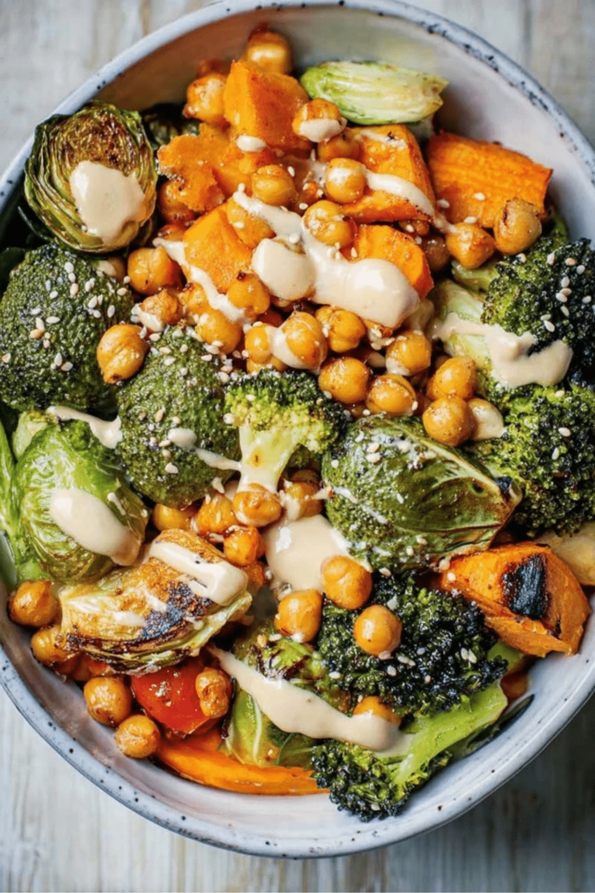 Herbed Roasted Veggie & Chickpea Bowl