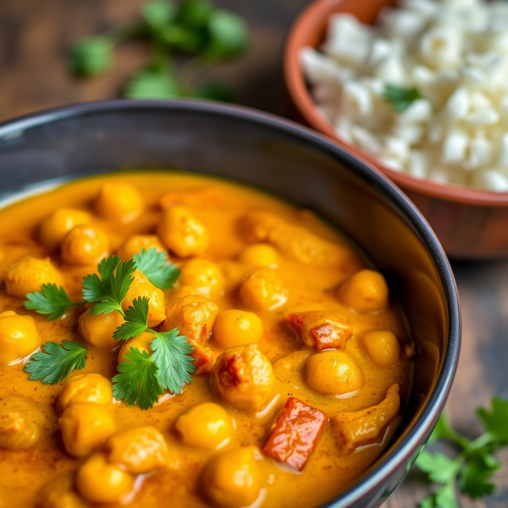 Spiced Coconut Chickpea Curry