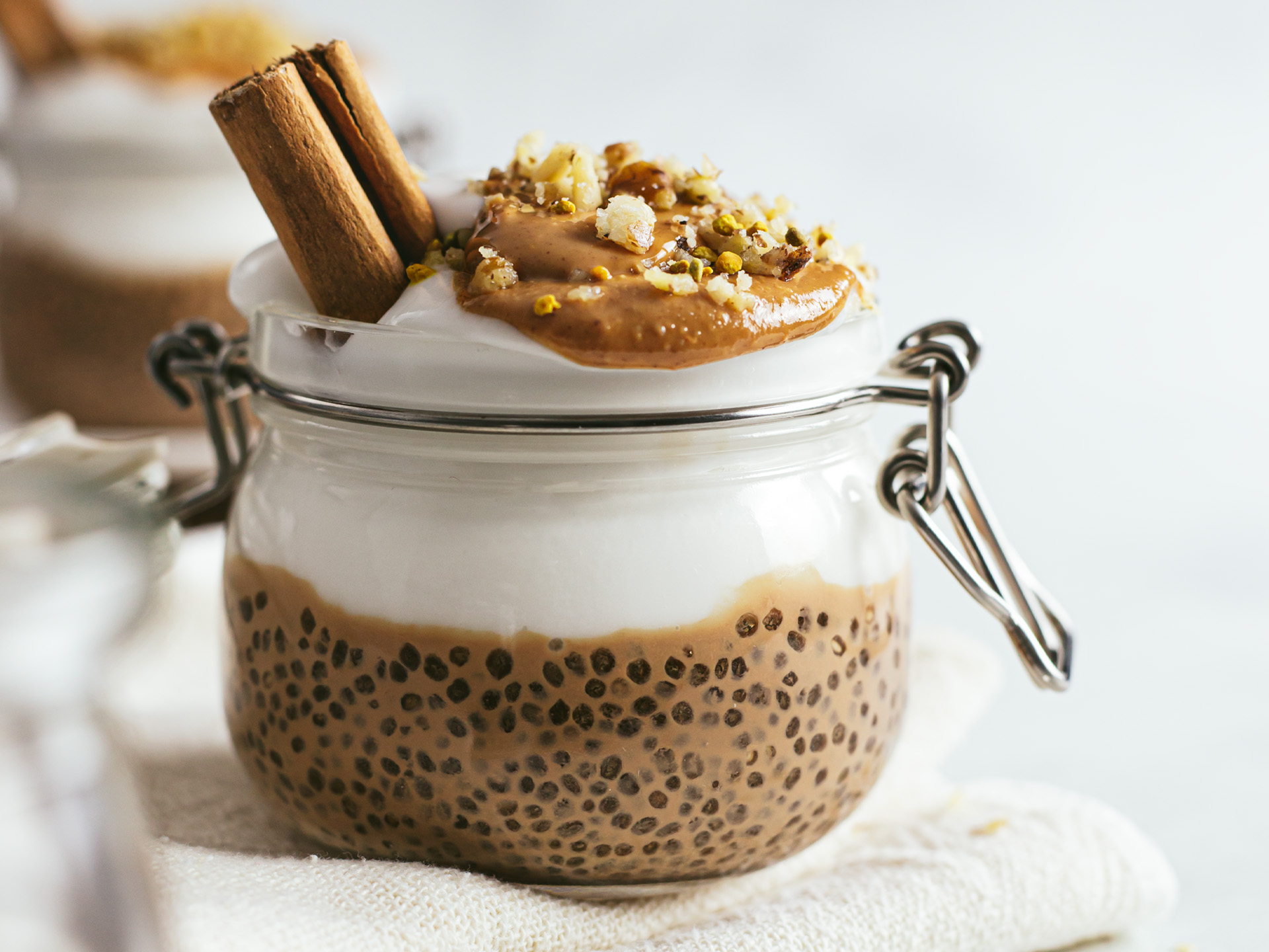 Sweet Mint Chai Pudding
