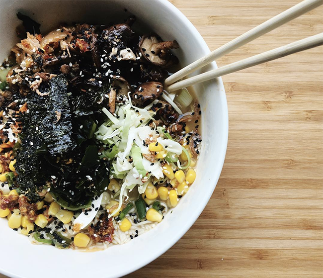 Invisible Sauce Miso Noodle Bowl