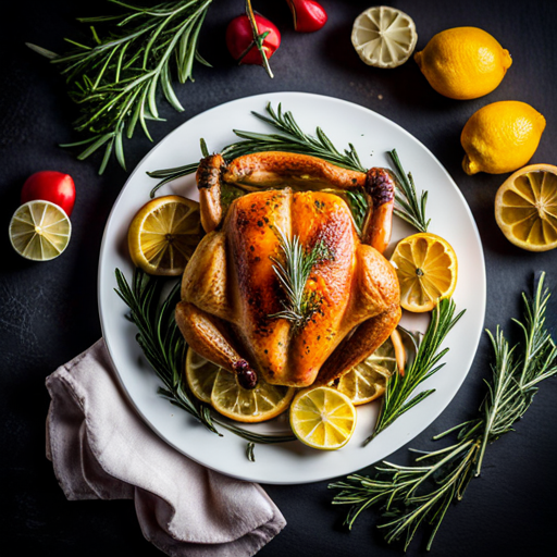 Authentic Herb-Roasted Chicken with Lemon