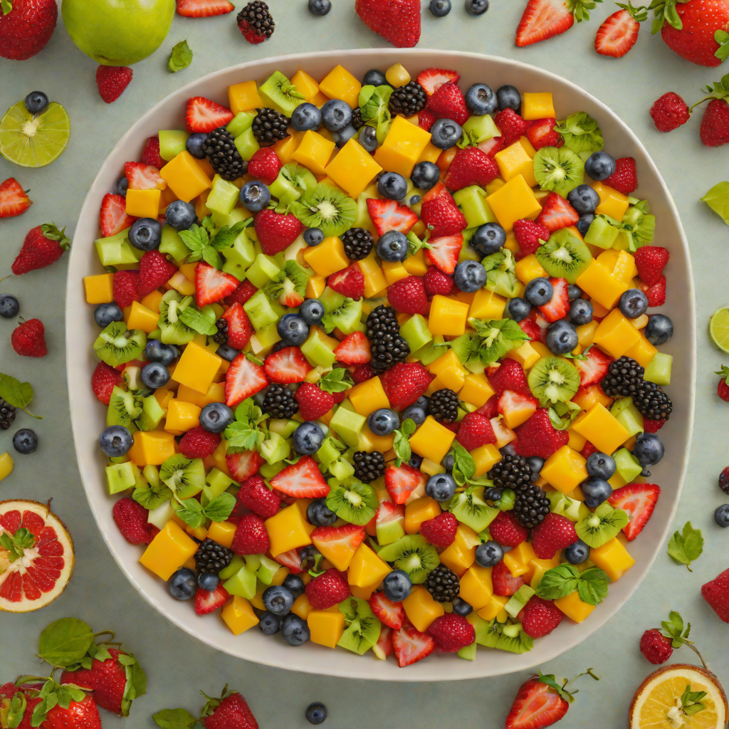 Wizard of Oz Colorful Fruit Salad