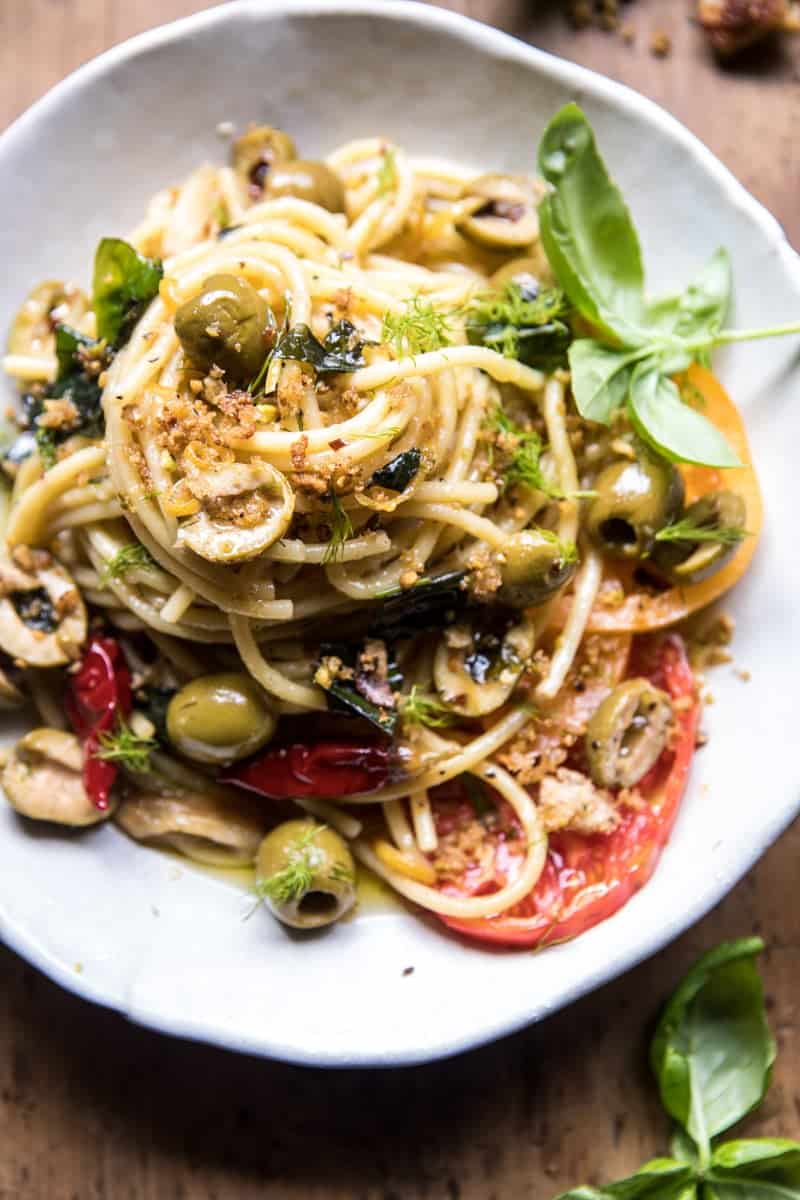 Half & Half Herb-Parmesan Pasta
