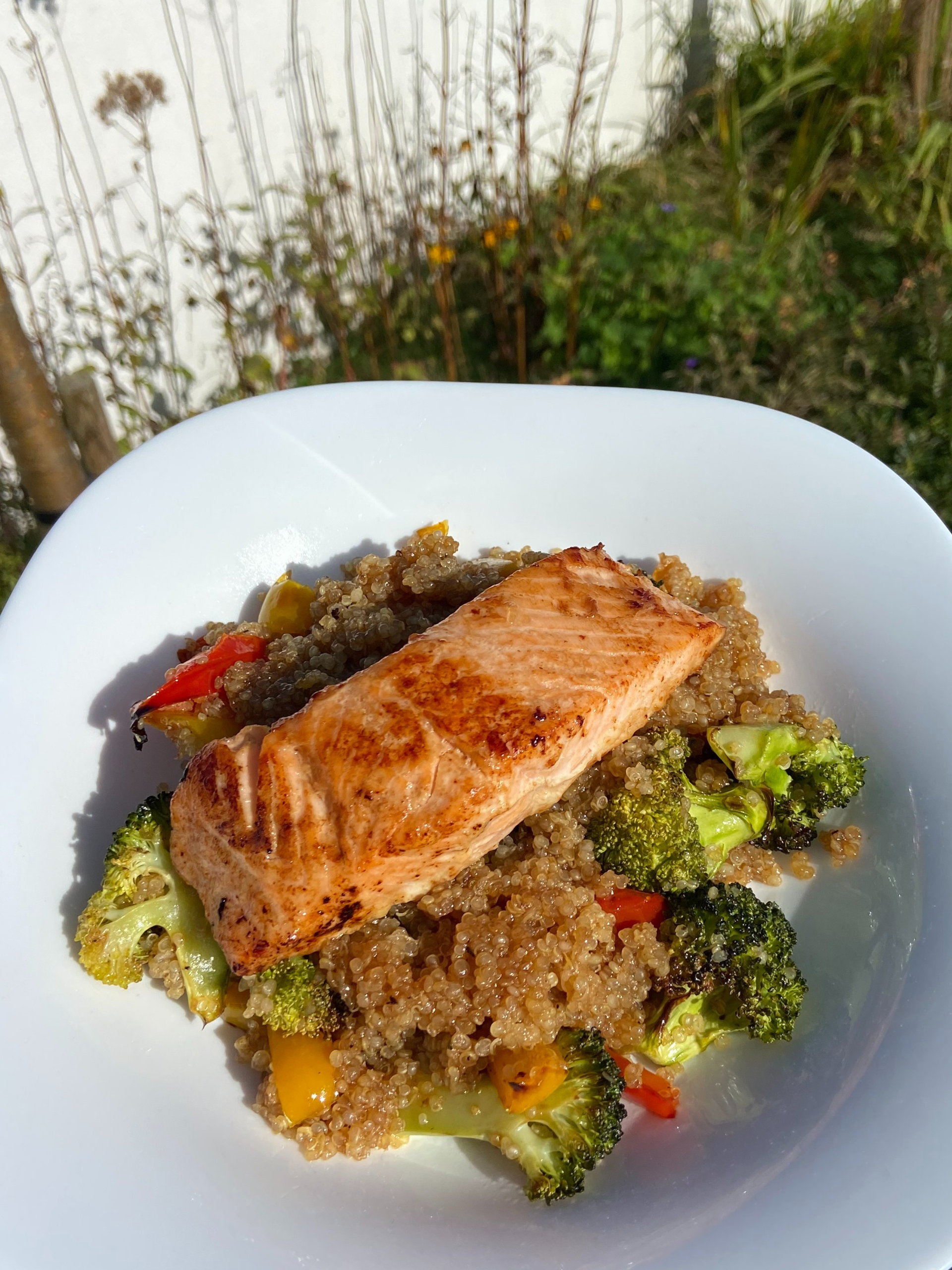 Best-Ever Honey-Glazed Salmon with Roasted Veggies