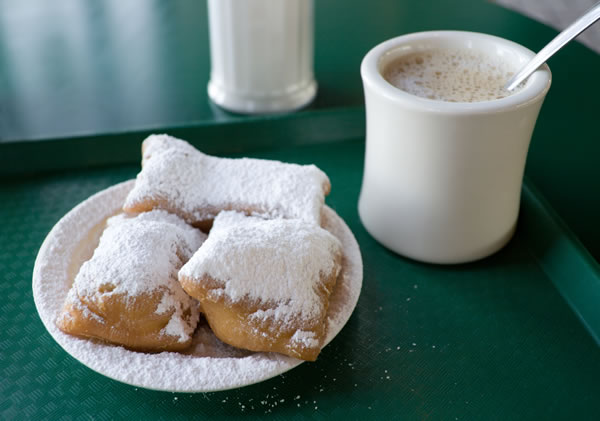 Beignets with Creole Coffee Glaze