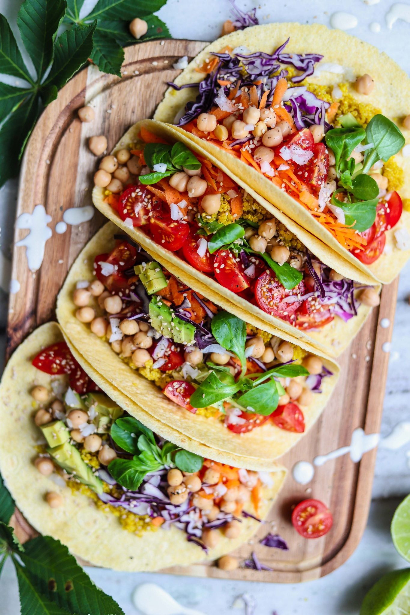Munchkin's Rainbow Veggie Tacos