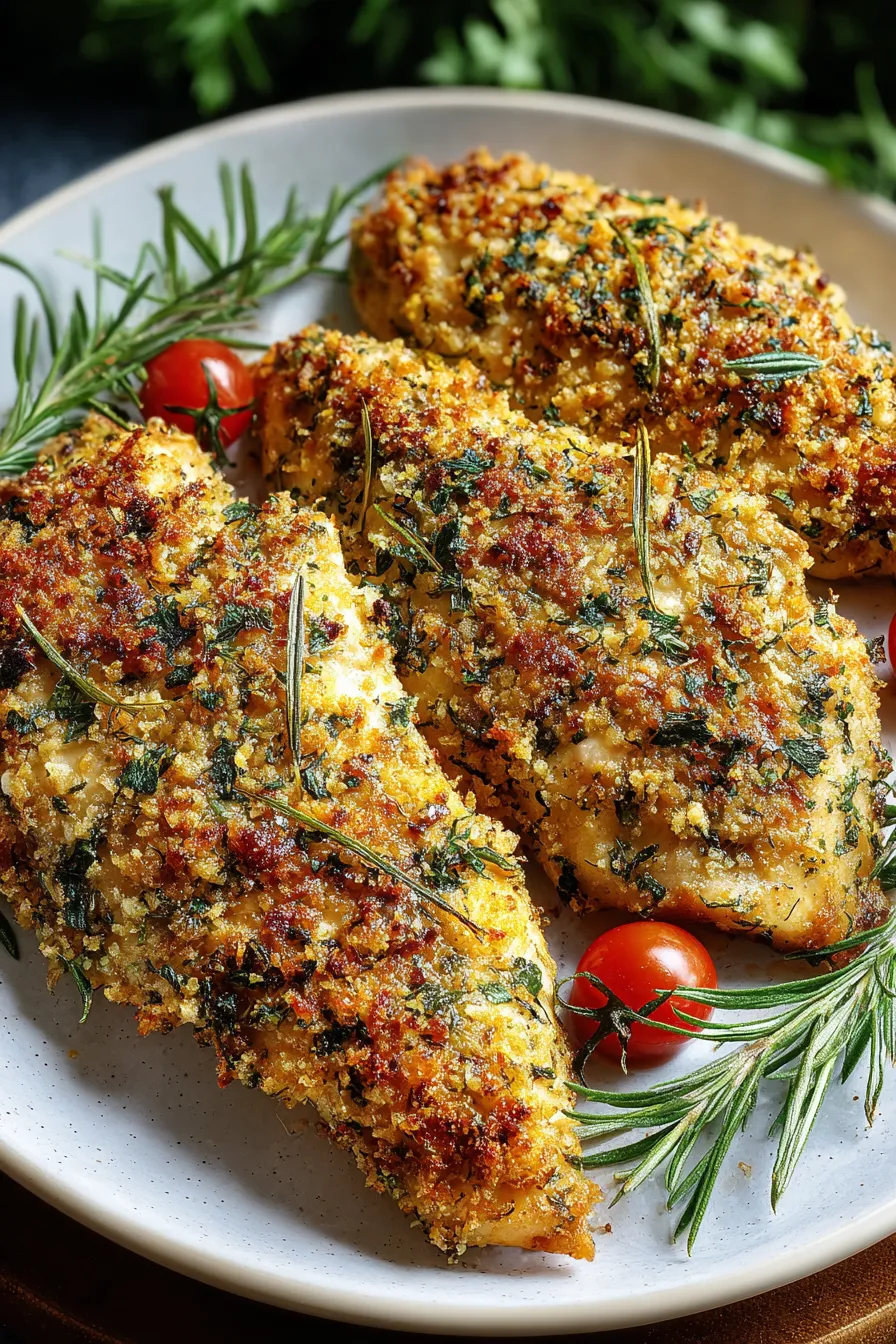 Real James' Herb-Crusted Chicken