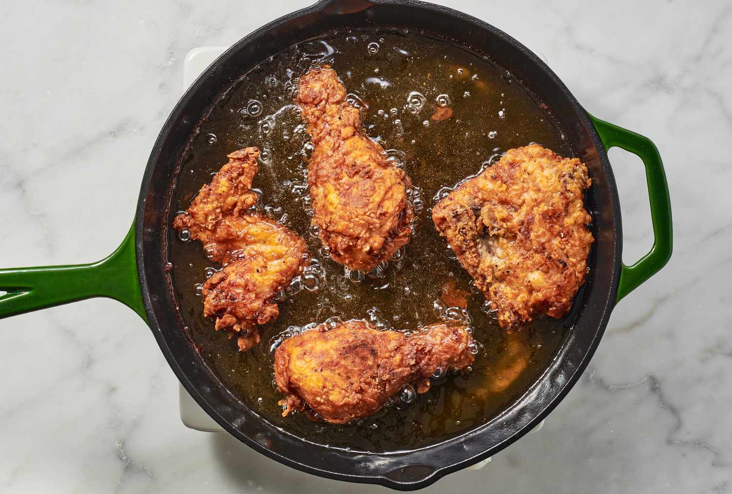 Johnson's Buttermilk Fried Chicken with Dill Herb Crust