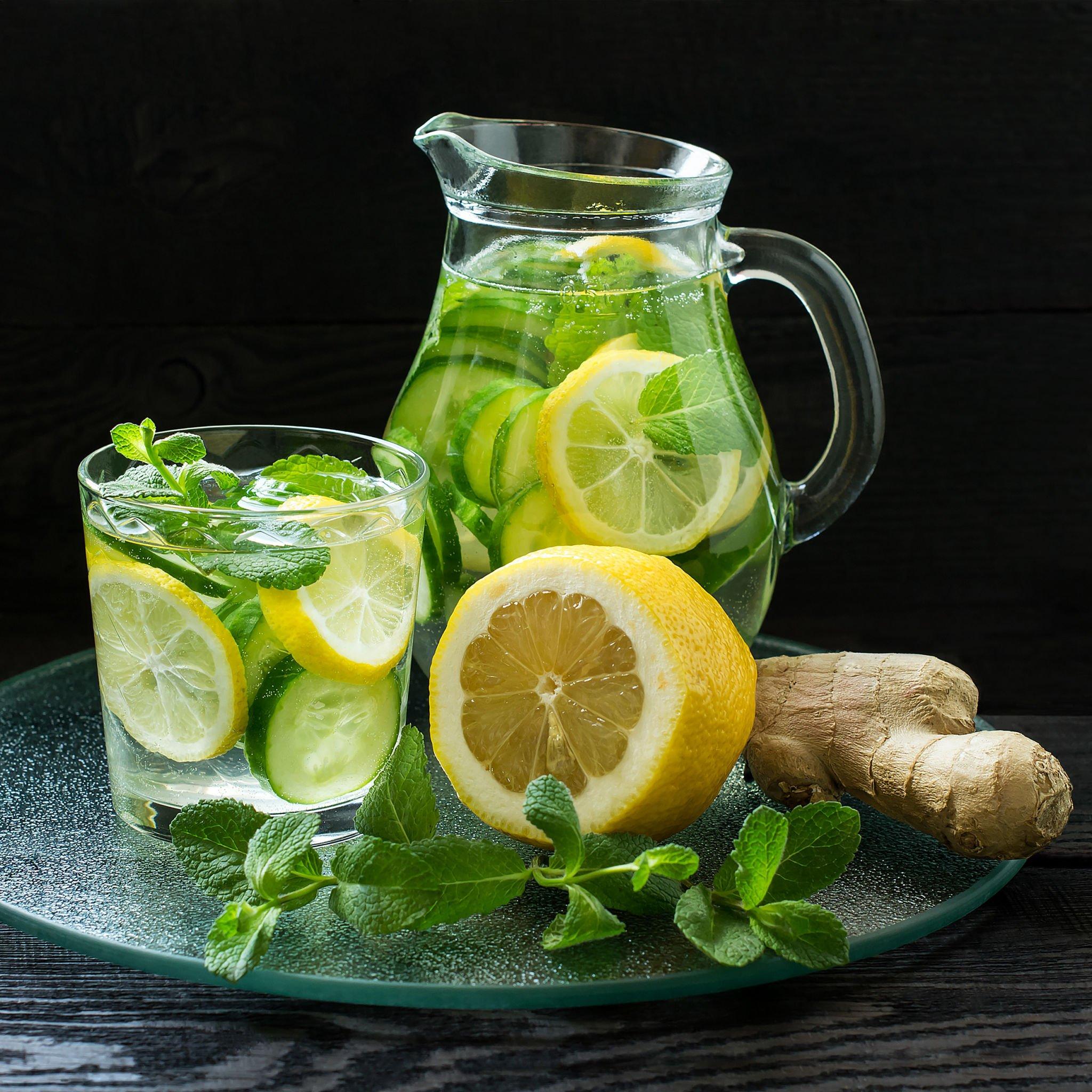 Cucumber-Mint Hydrating Broth with Lemon Zest