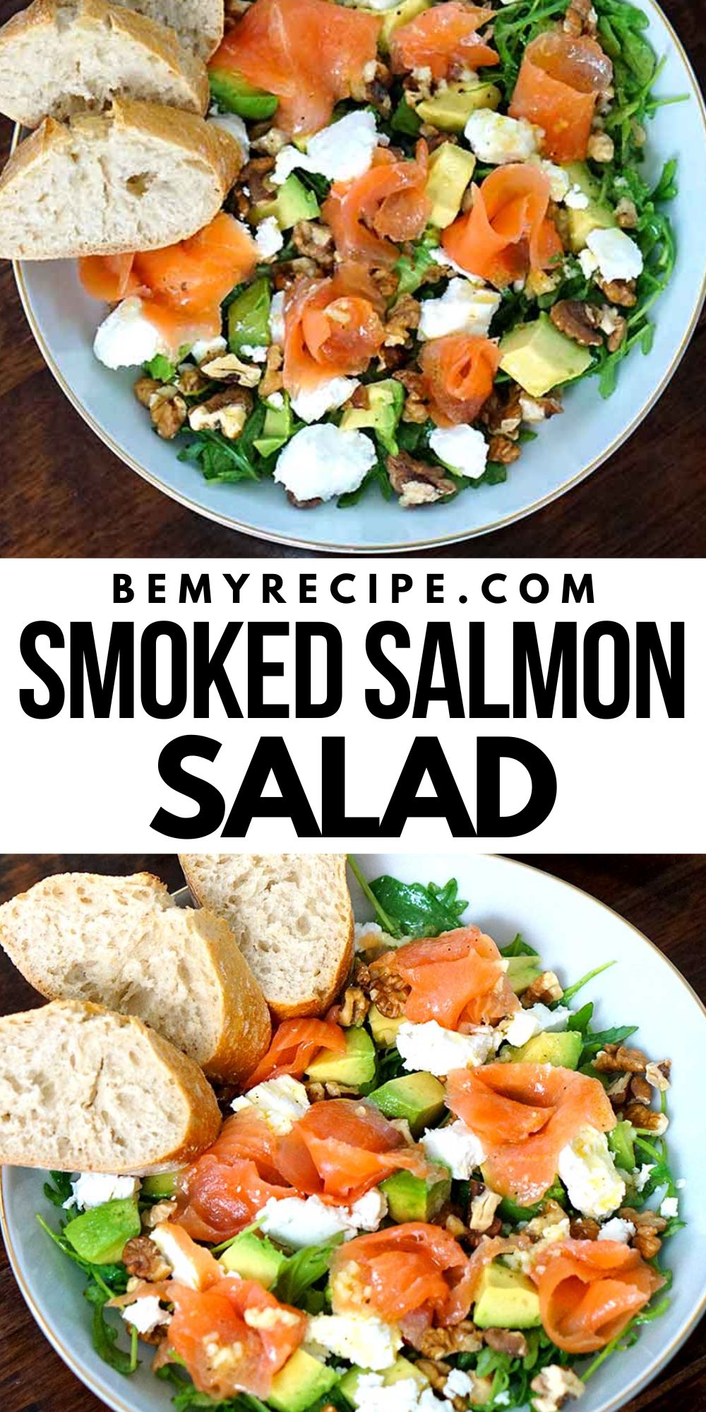 Avocado-Cucumber Salad with Smoked Salmon