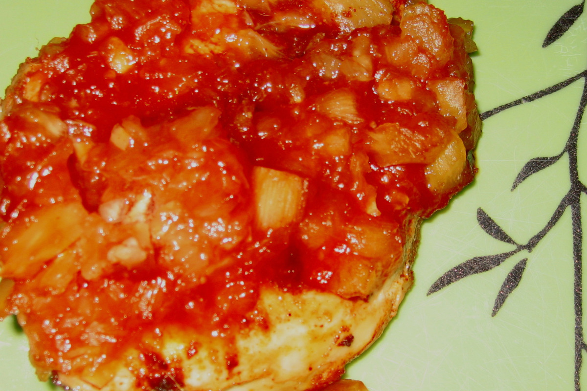 Island Spice Coconut Chicken with Pineapple Salsa