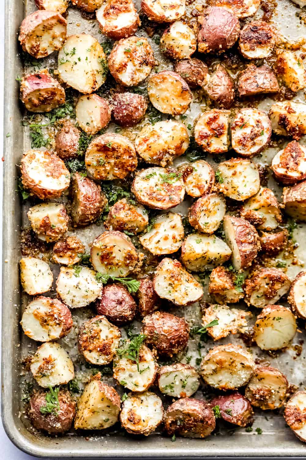 Best-Ever Garlic Parmesan Roasted Potatoes