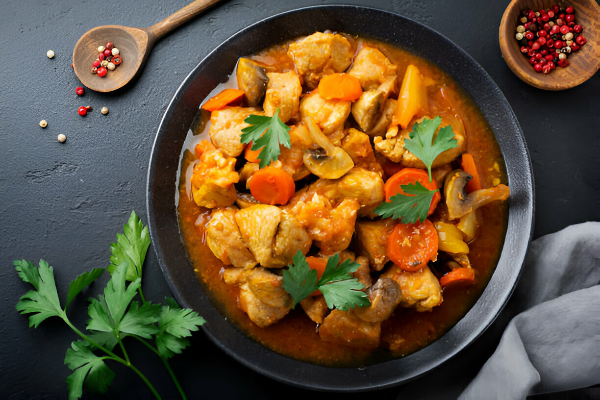 Whole30 Chicken and Mushroom Stew