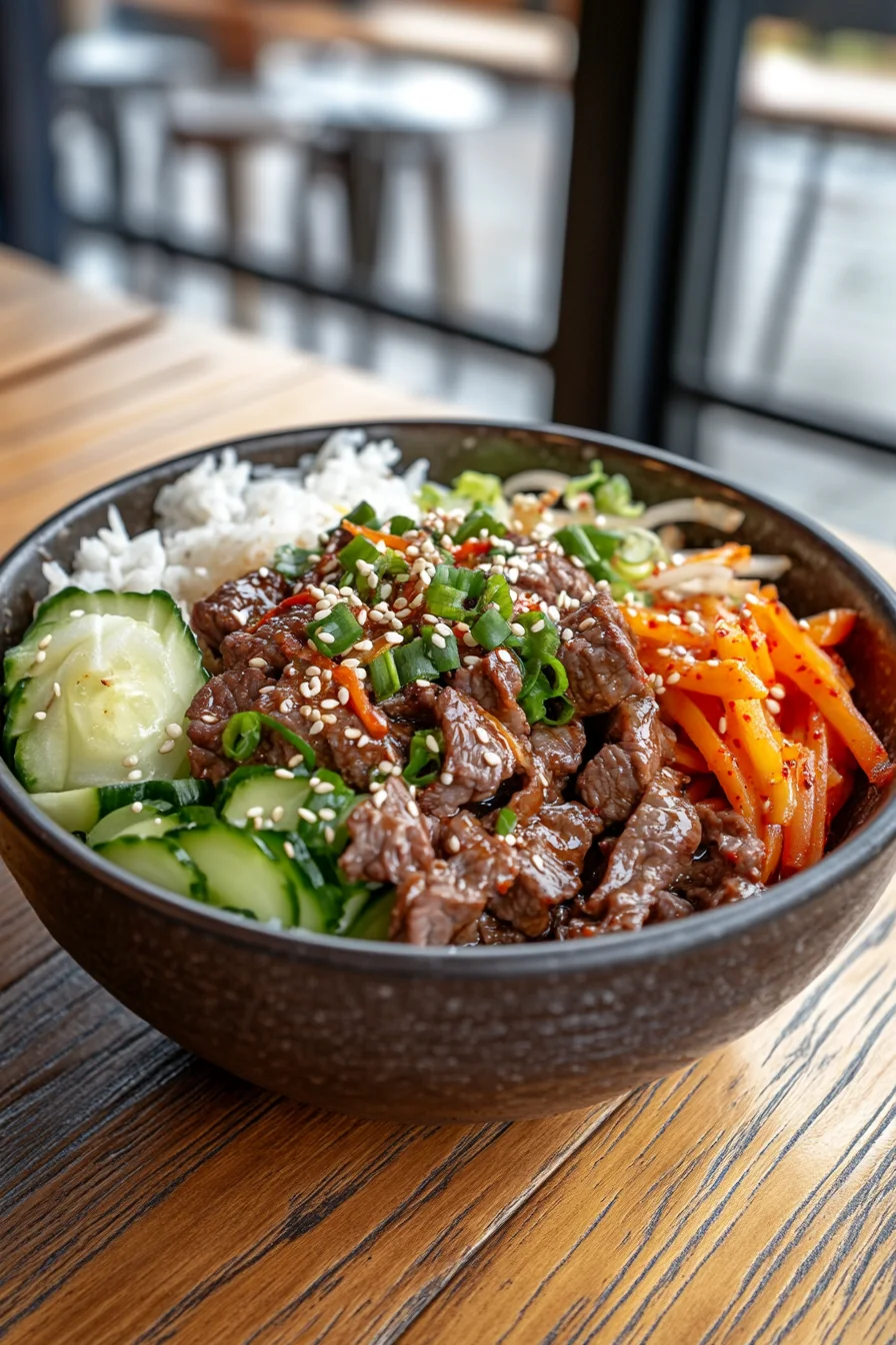 Spicy Korean Bulgogi Bowls