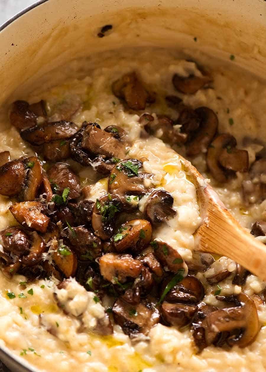 Ragdoll-Style Mushroom Risotto