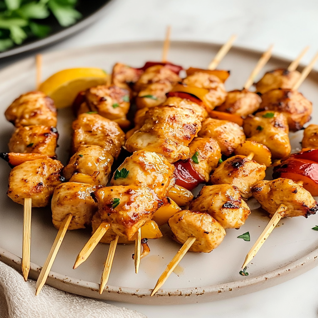 Chicken and Veggie Skewers