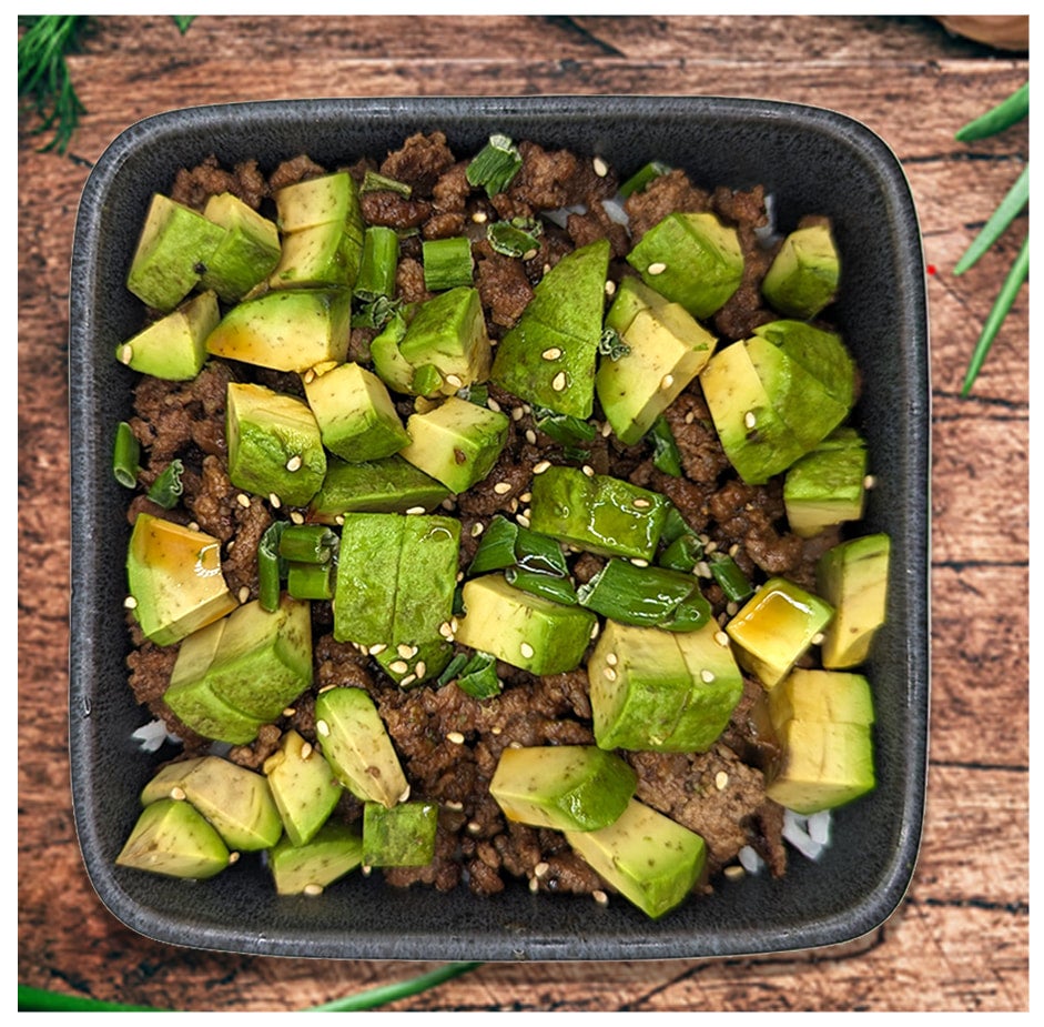 Savory Grass-Fed Beef & Avocado Bowl