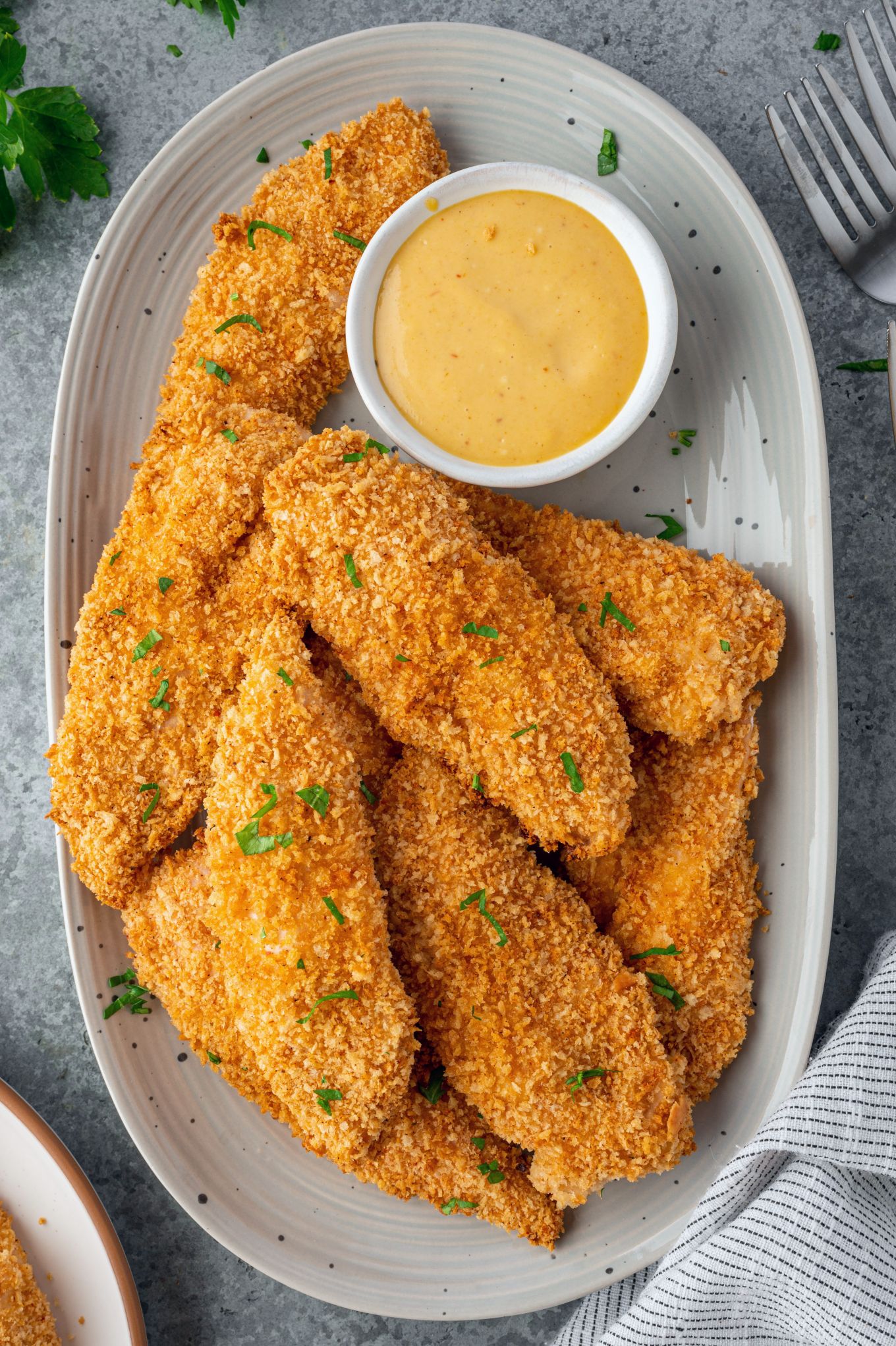 Fun-Size Chicken Tenders with Dippable Fun