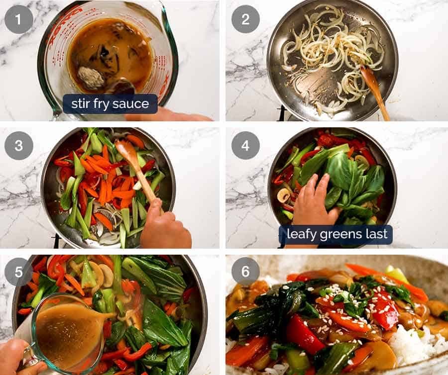 Dice-Game Vegetable Stir-Fry