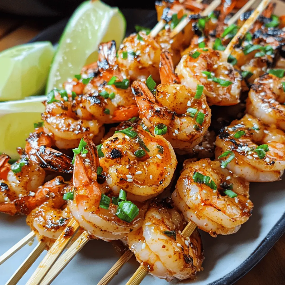 HOT Play Chili Lime Shrimp Skewers