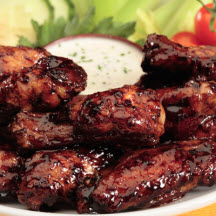 Aperol-Glazed Chicken Wings with Citrus Zest