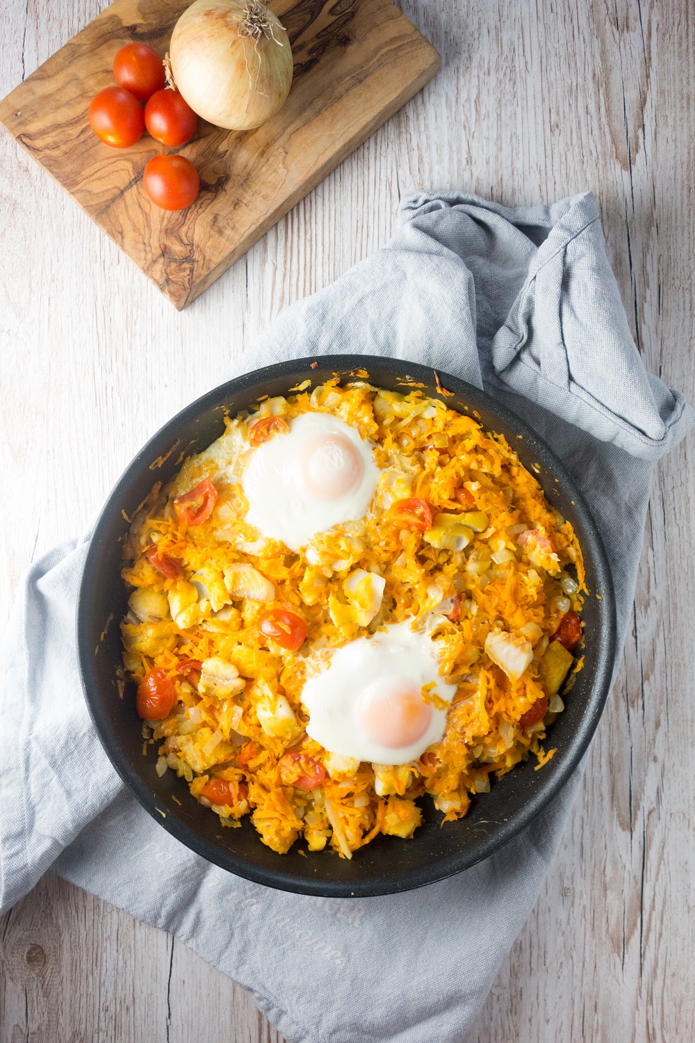 American Smoked Beef and Sweet Potato Hash