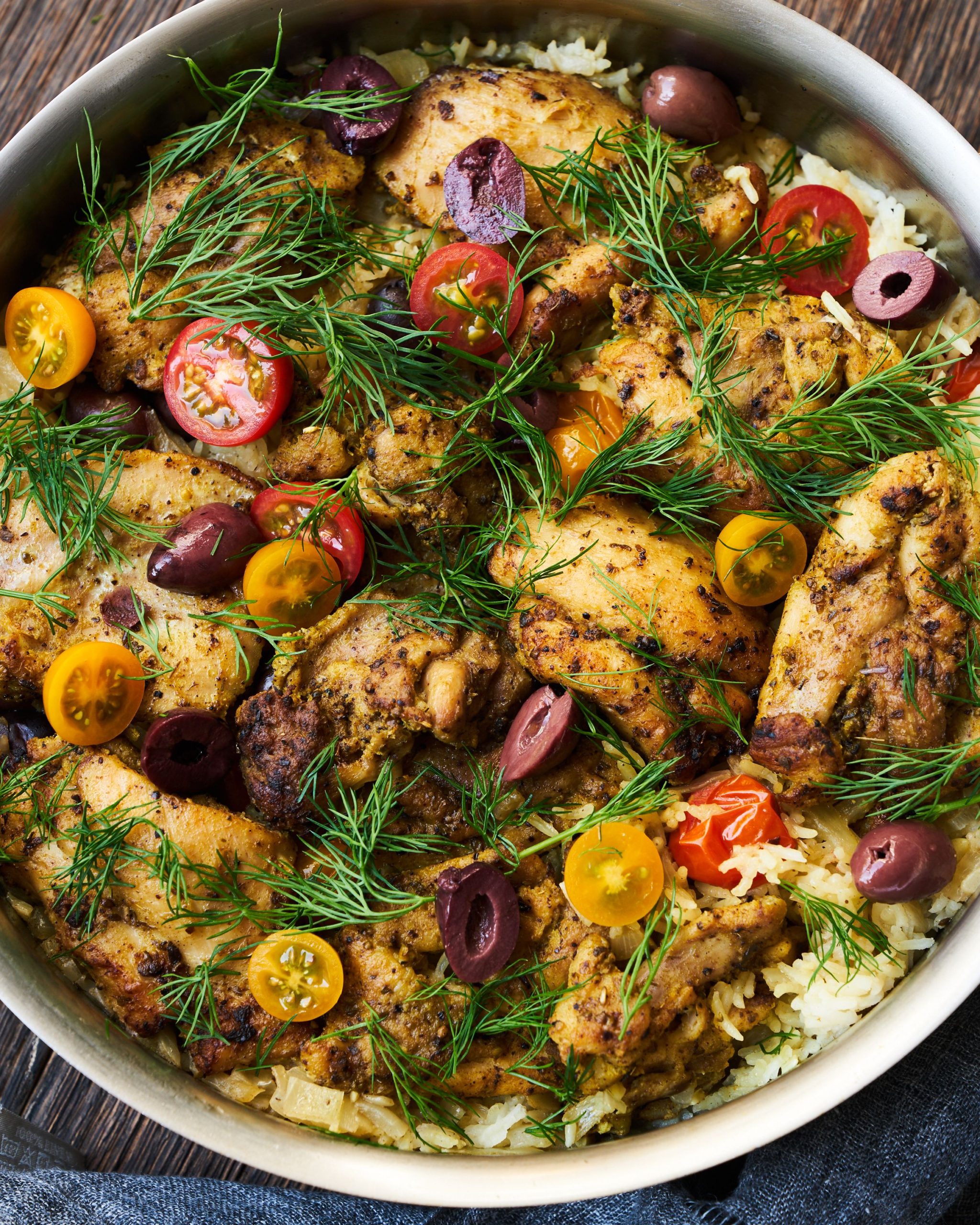 Mediterranean One-Pot Chicken and Vegetable Skillet