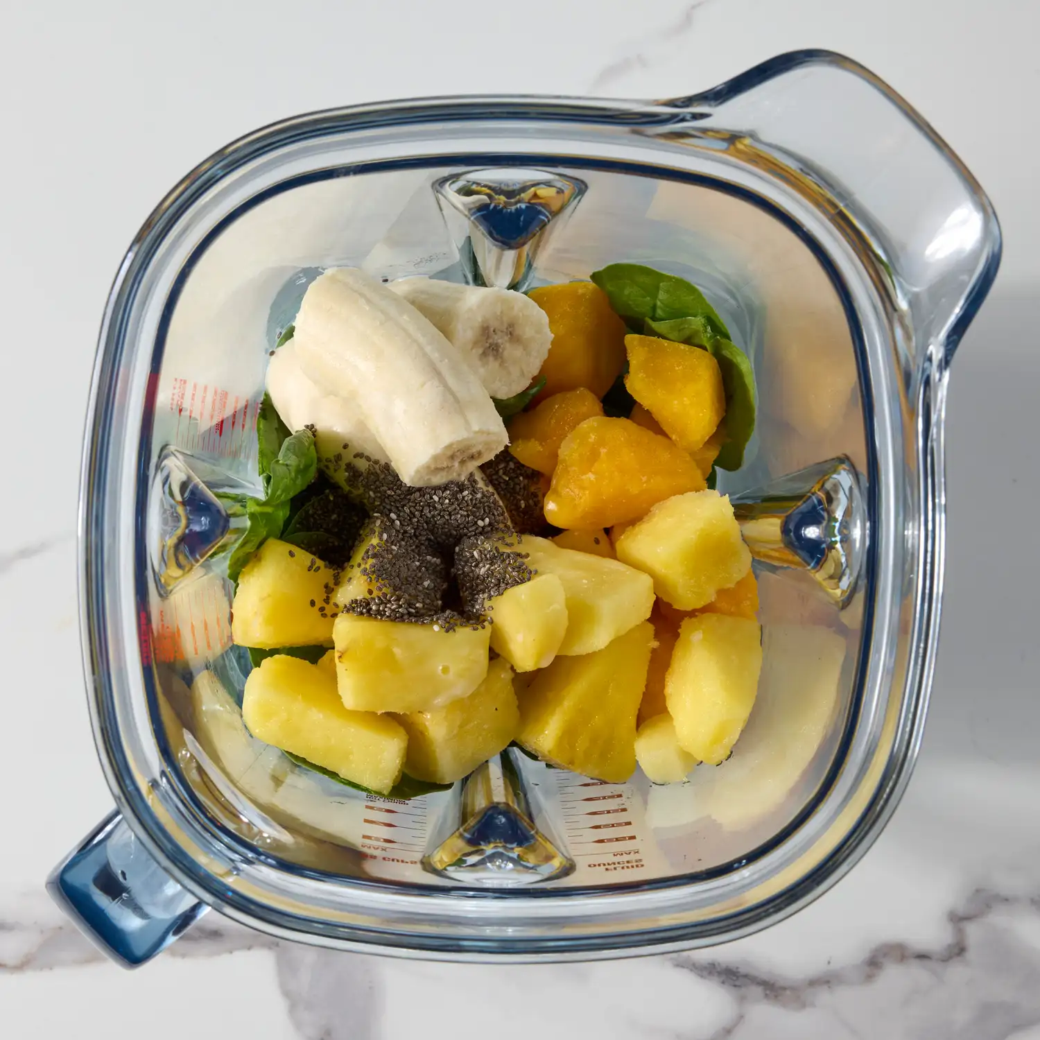 Tropical Pre-Workout Smoothie with Coconut and Spinach
