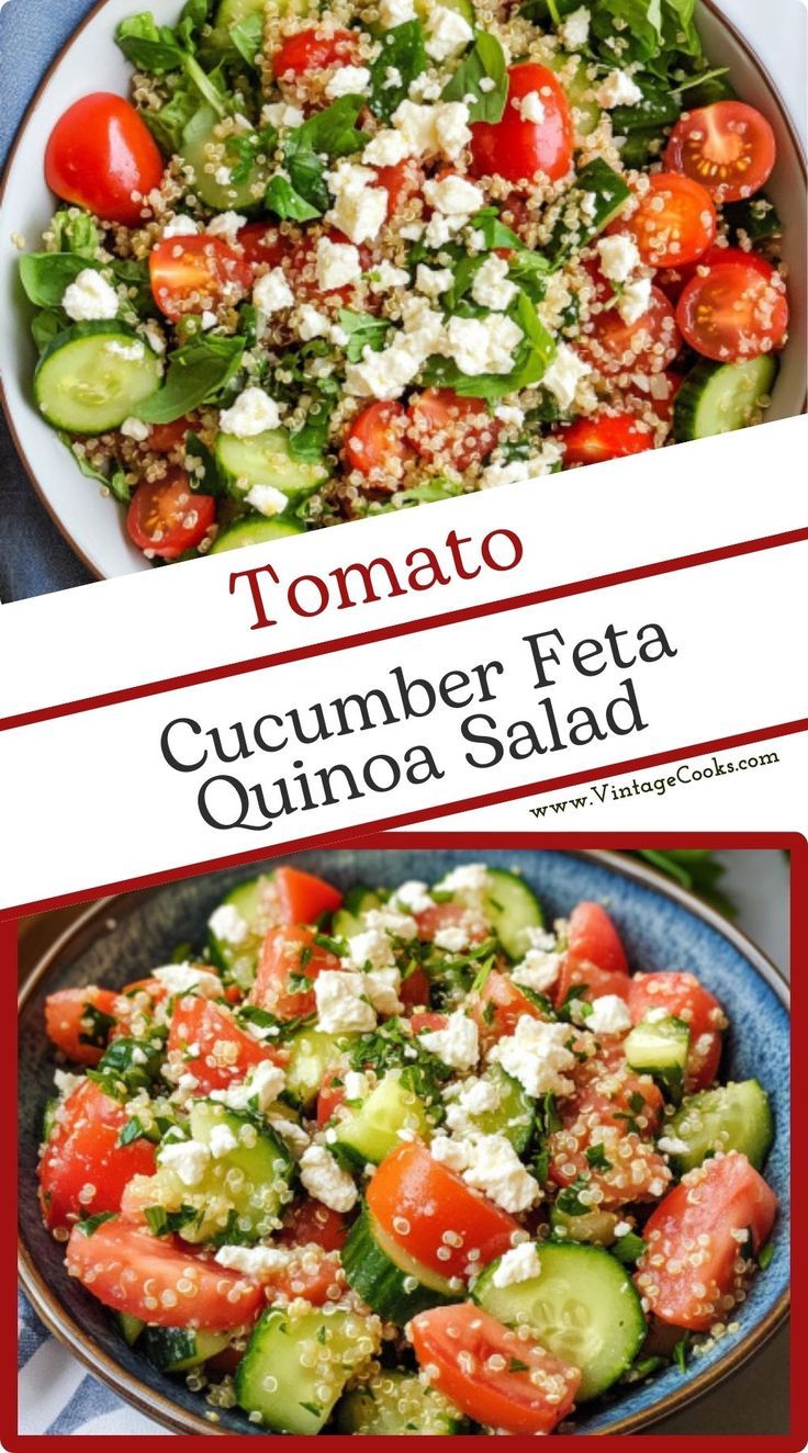 Quinoa and Cherry Tomato Salad with Feta