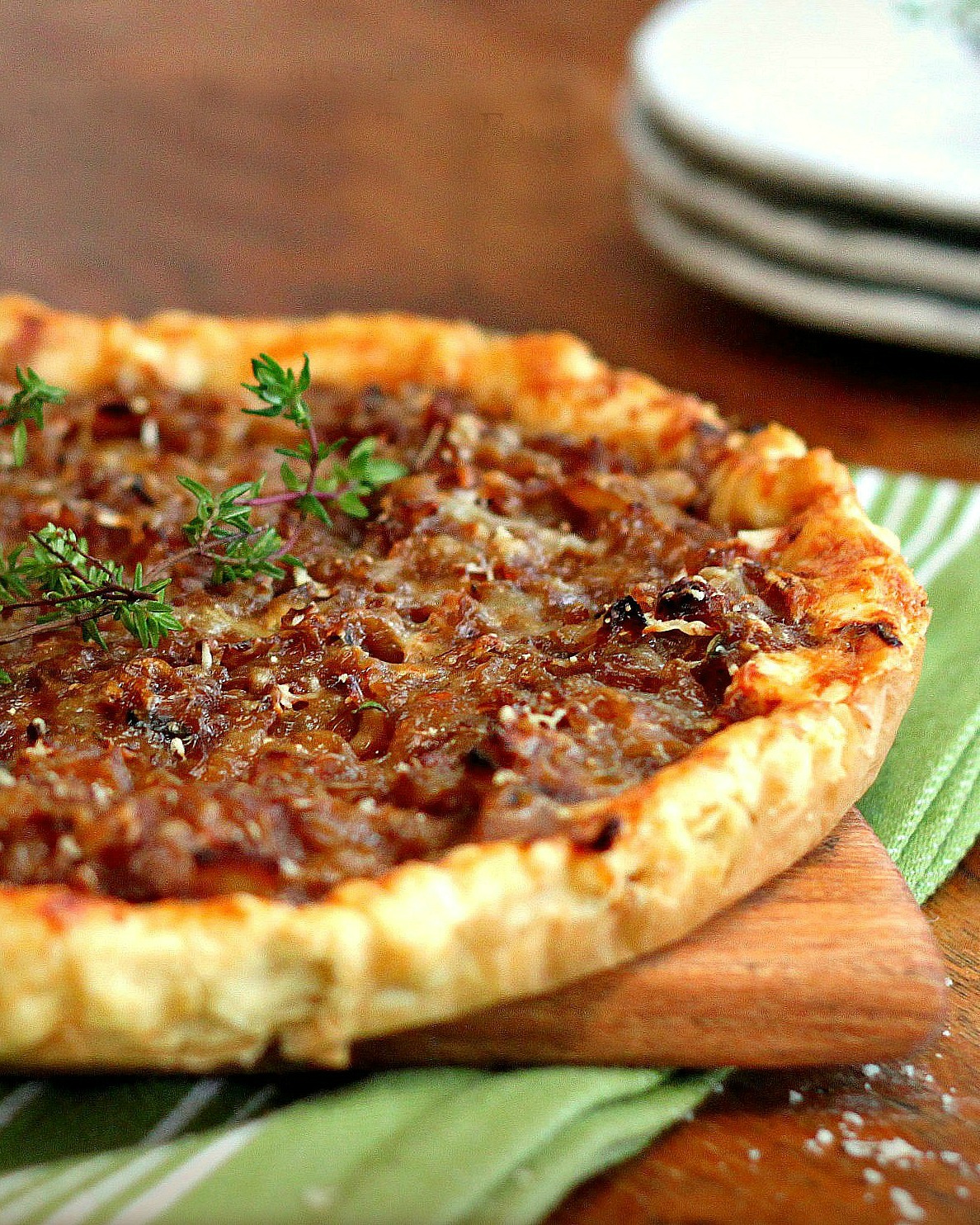 Caramelized Onion & Gruyère Tartines