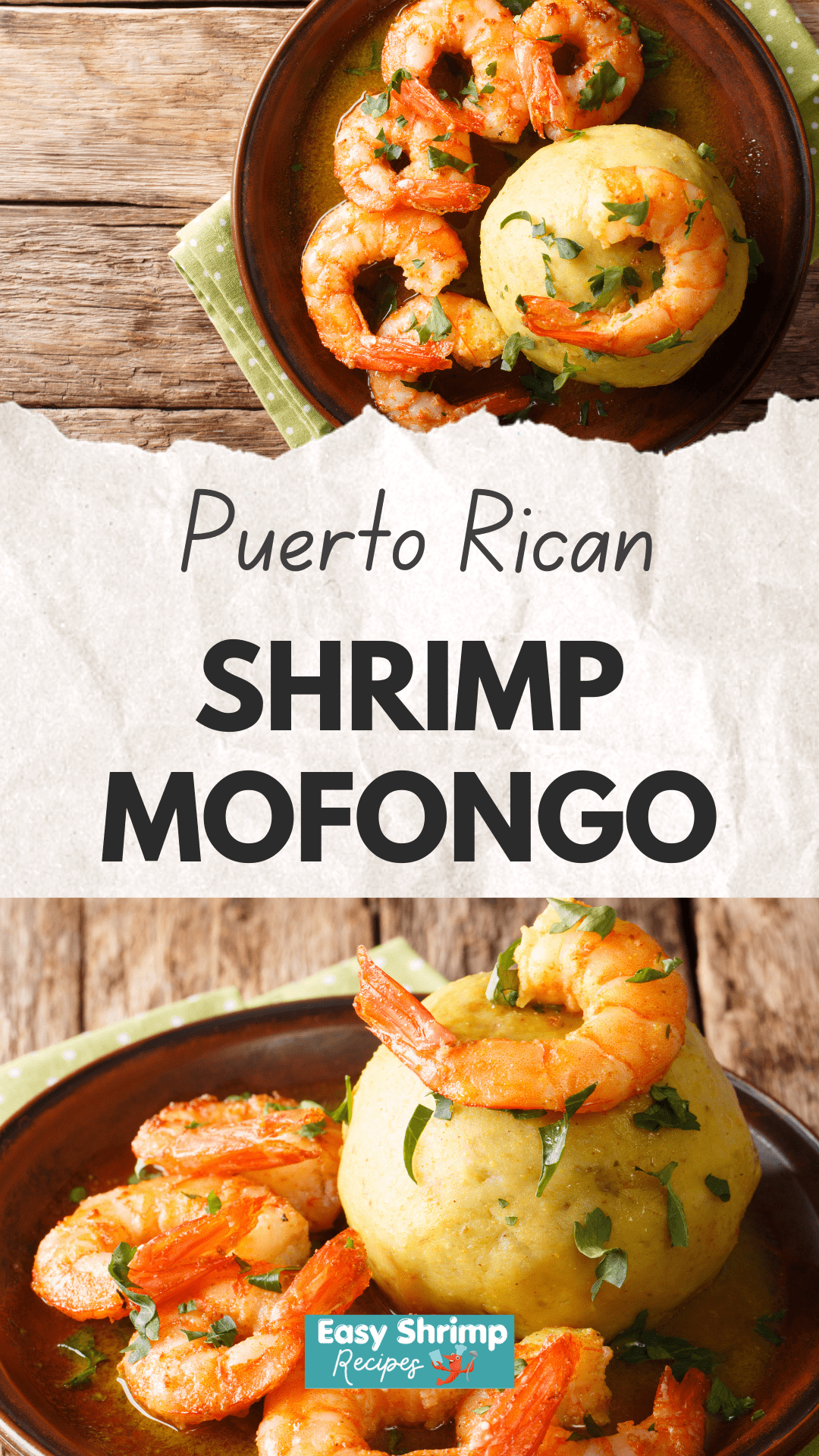 Popular Shrimp Mofongo with Avocado Crema