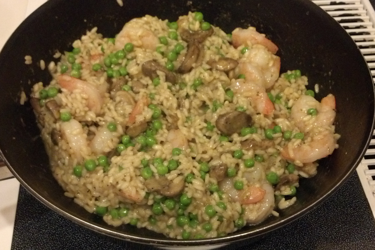 Authentic Truffle-Infused Shrimp with Heritage Grain Risotto