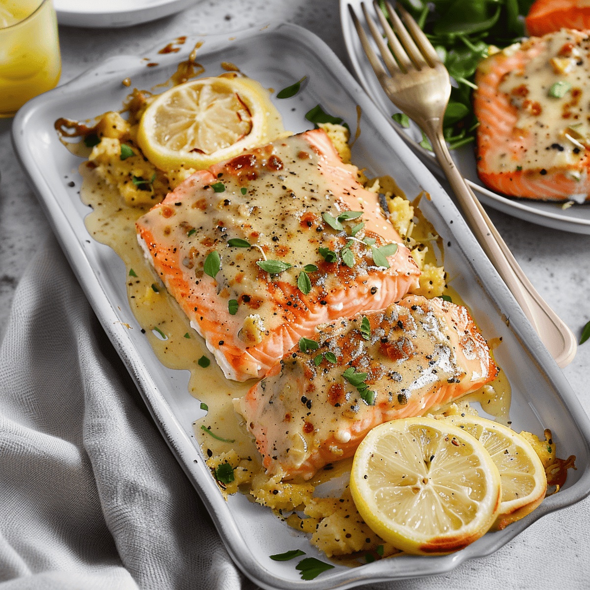 Lemon-Dill Herb-Crusted Salmon