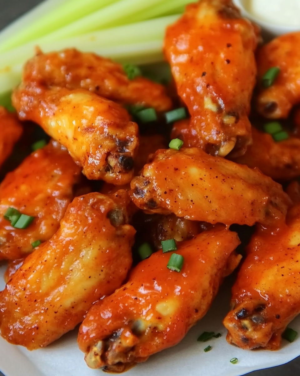 Crispy Spicy Buffalo Chicken Wings