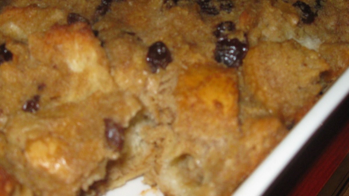 Midwest Estate Bread Pudding with Bourbon Caramel
