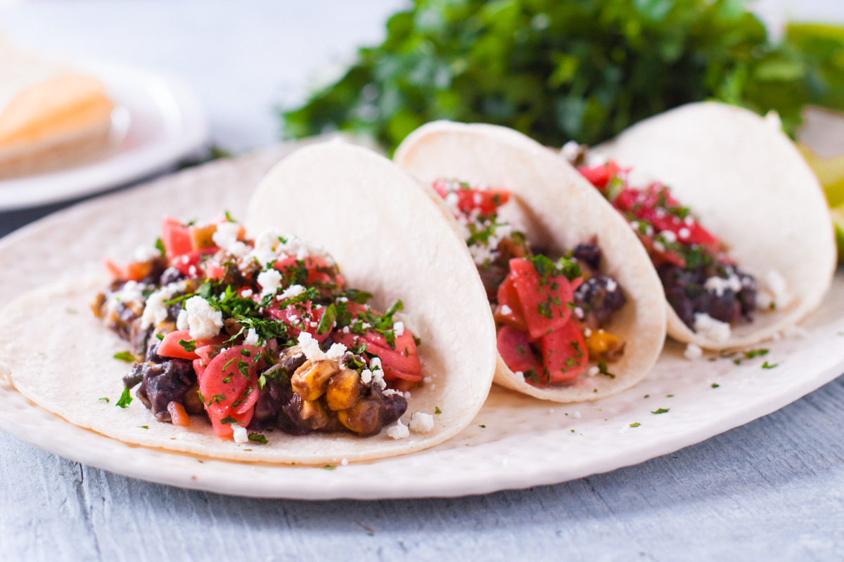 Dakota Harvest Vegetable Tacos with Corn Salsa