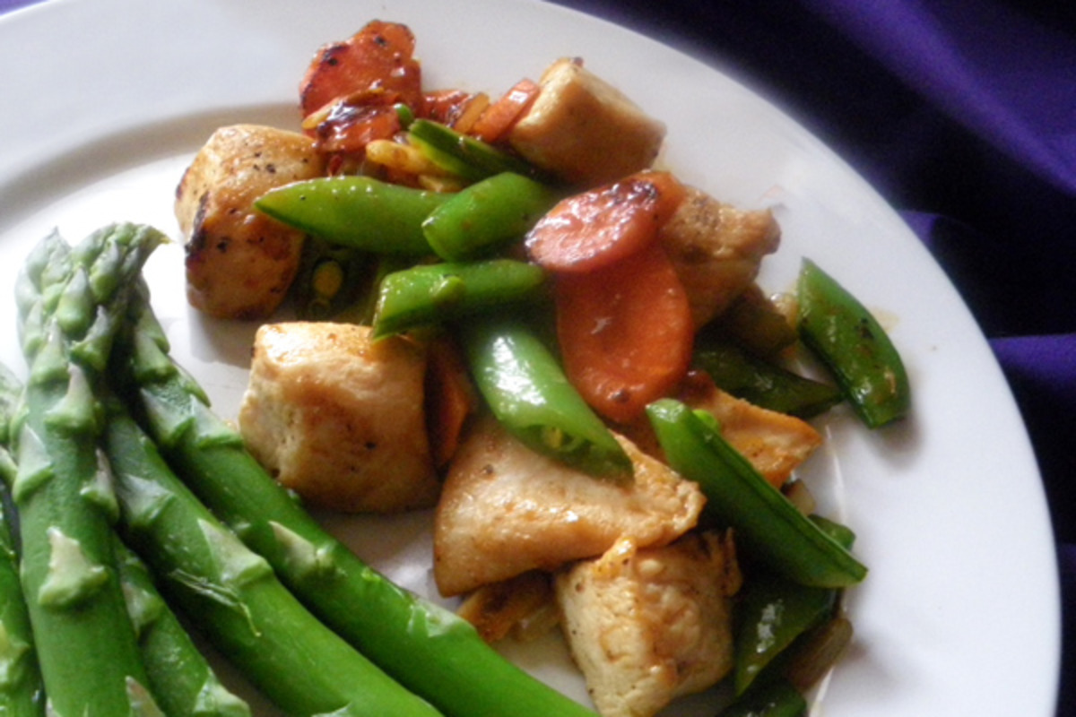 Skin Clarity Ginger-Turmeric Chicken Stir-Fry
