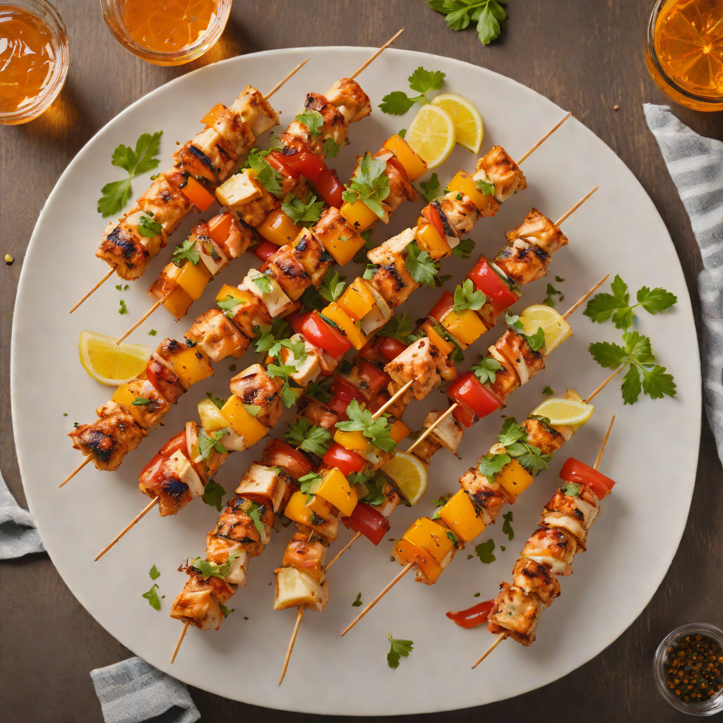 Aperol-Infused Chicken Skewers