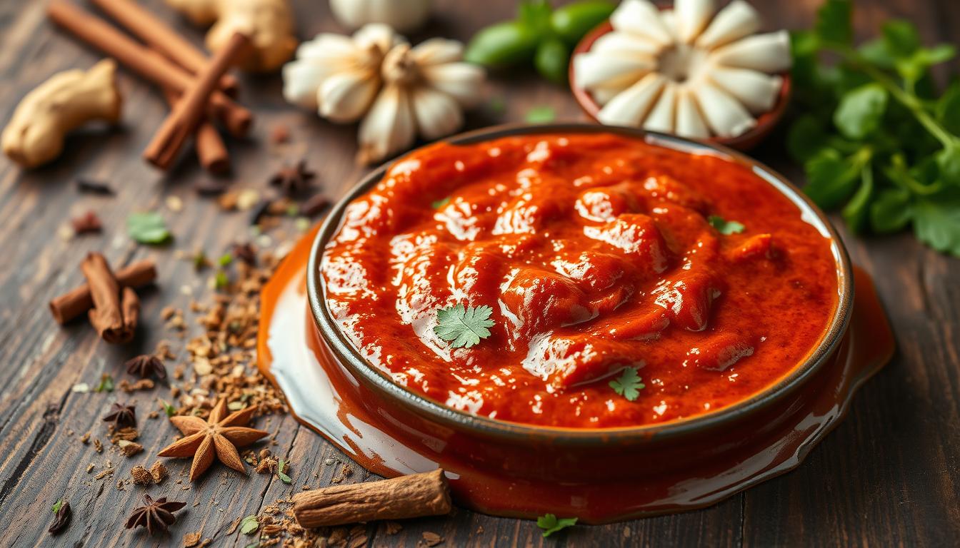 Traditional Indian Rogan Josh with Whole Spices