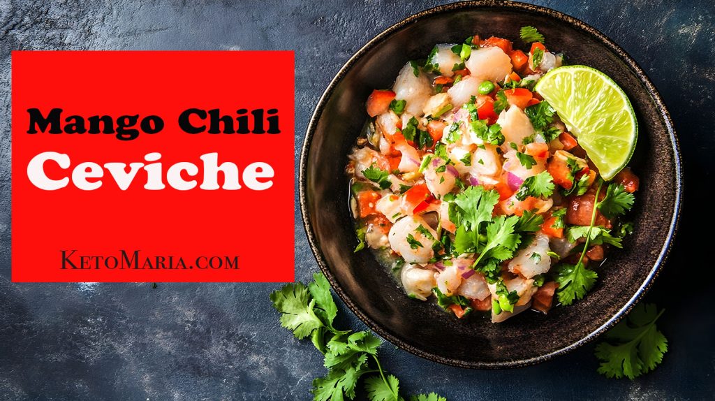 Cryptocurrency Ceviche with Mango & Chili