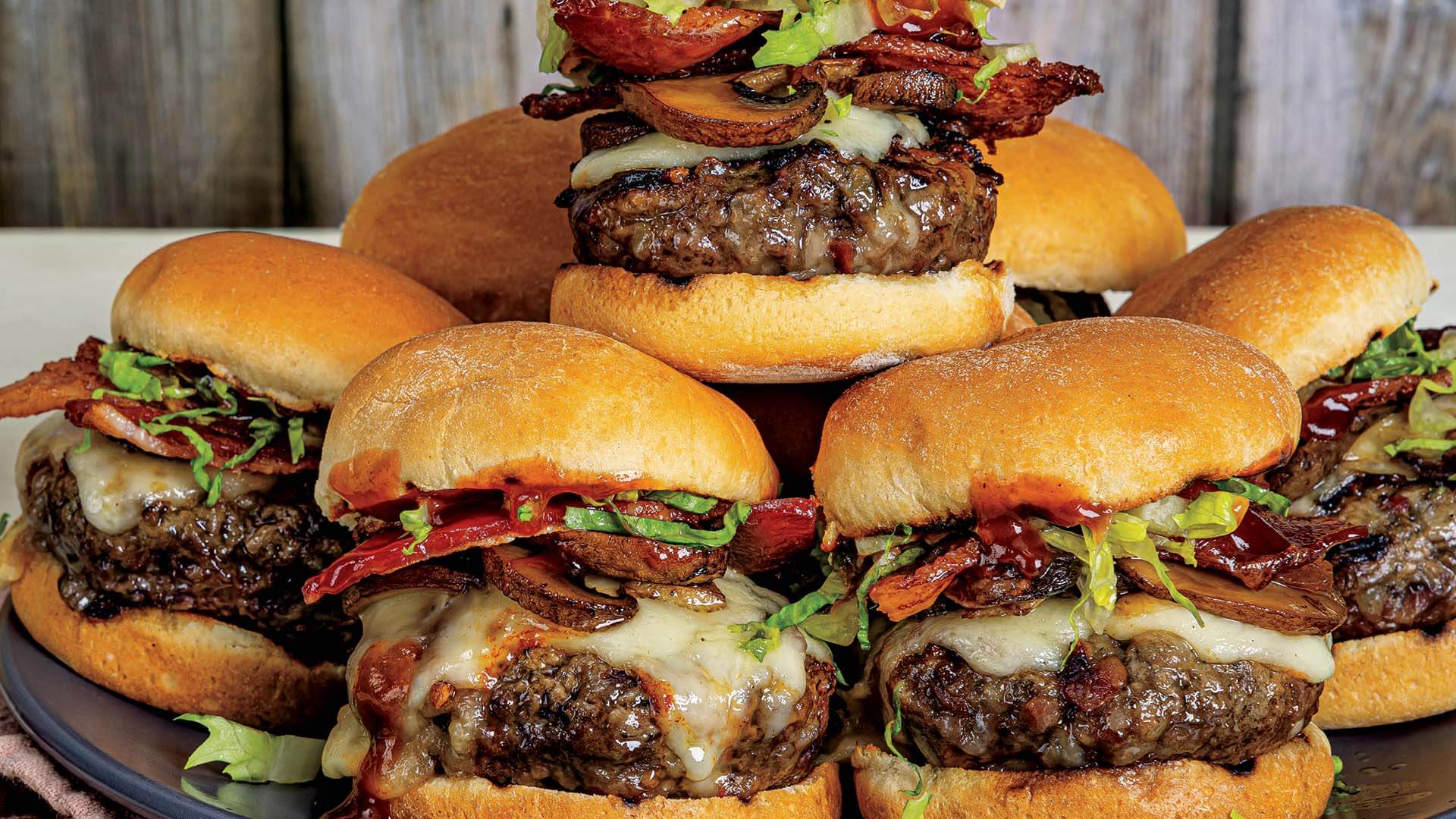 Midwest Melted Cheese & Bacon Sliders