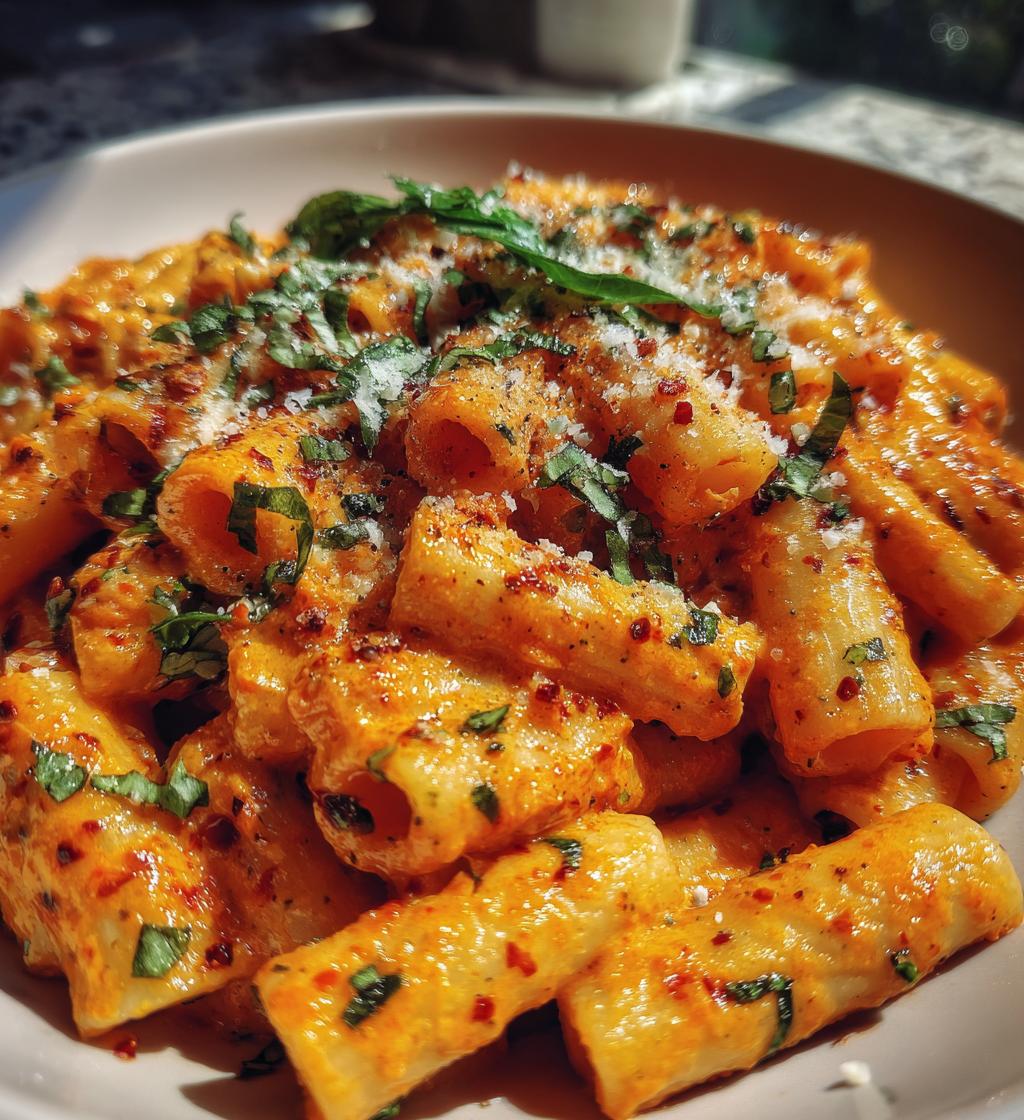 One-Pot Creamy Tomato Basil Pasta with Parmesan