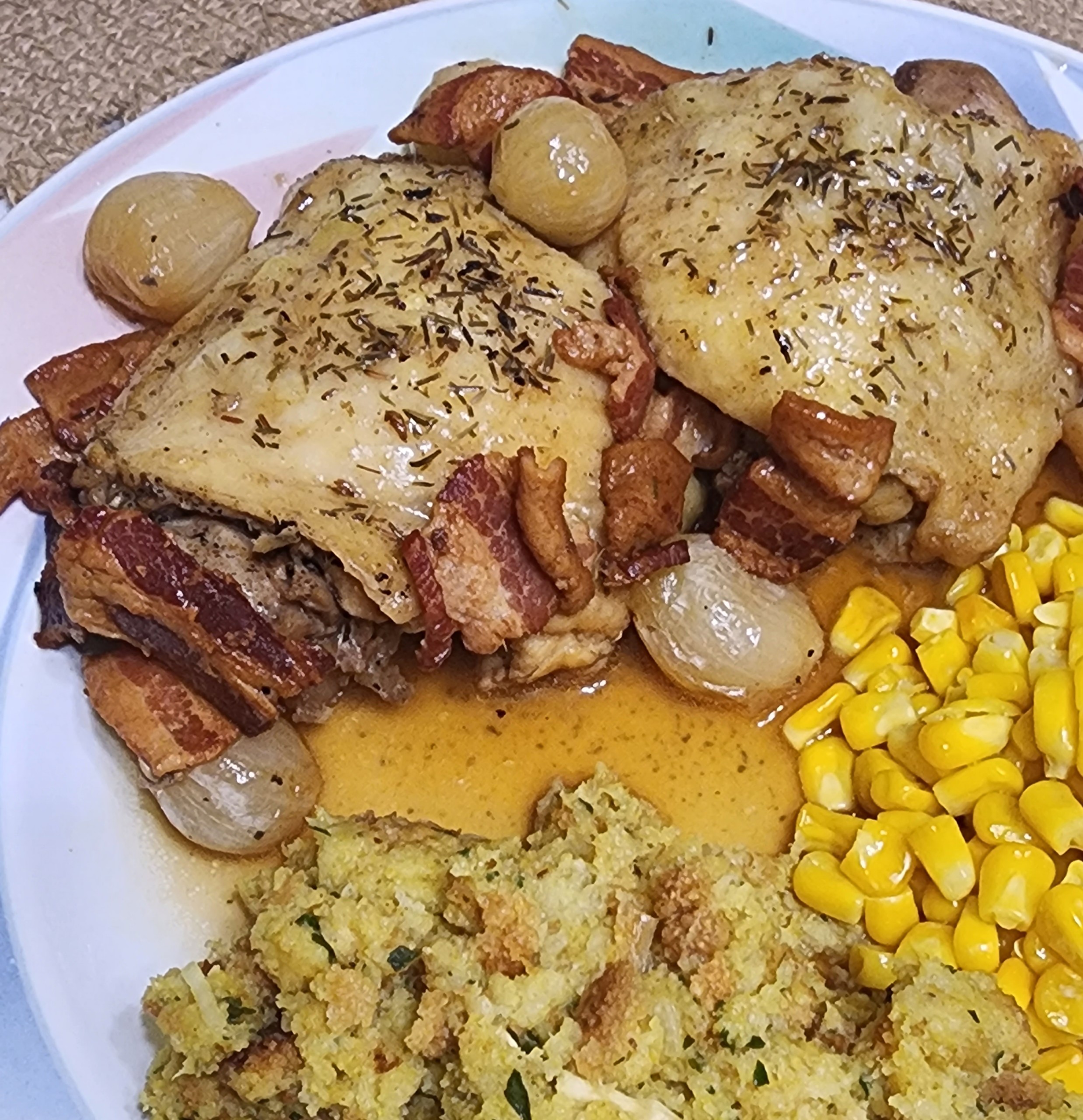 Wichita Brewery Ale-Braised Chicken Thighs