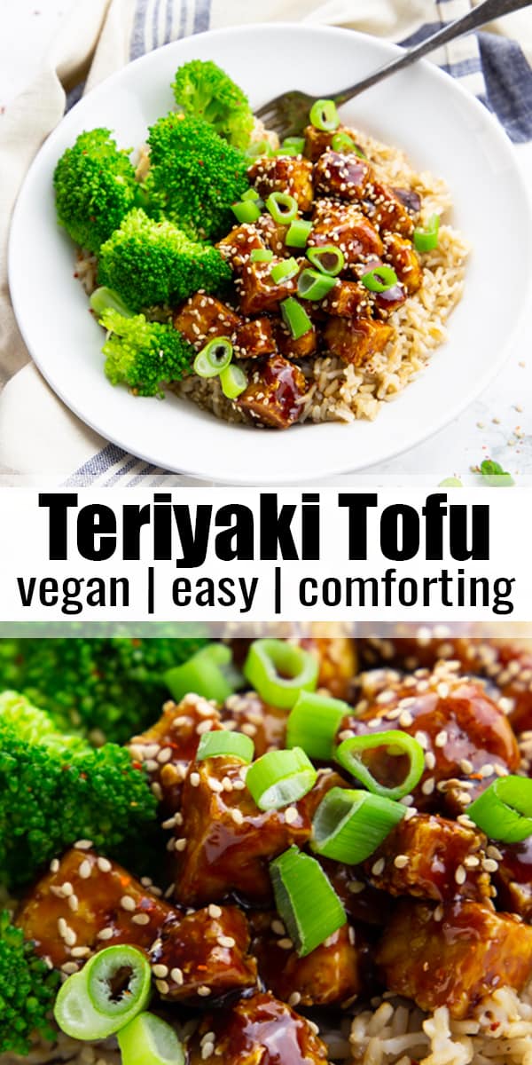 One-Pan Teriyaki Tofu & Rainbow Vegetables