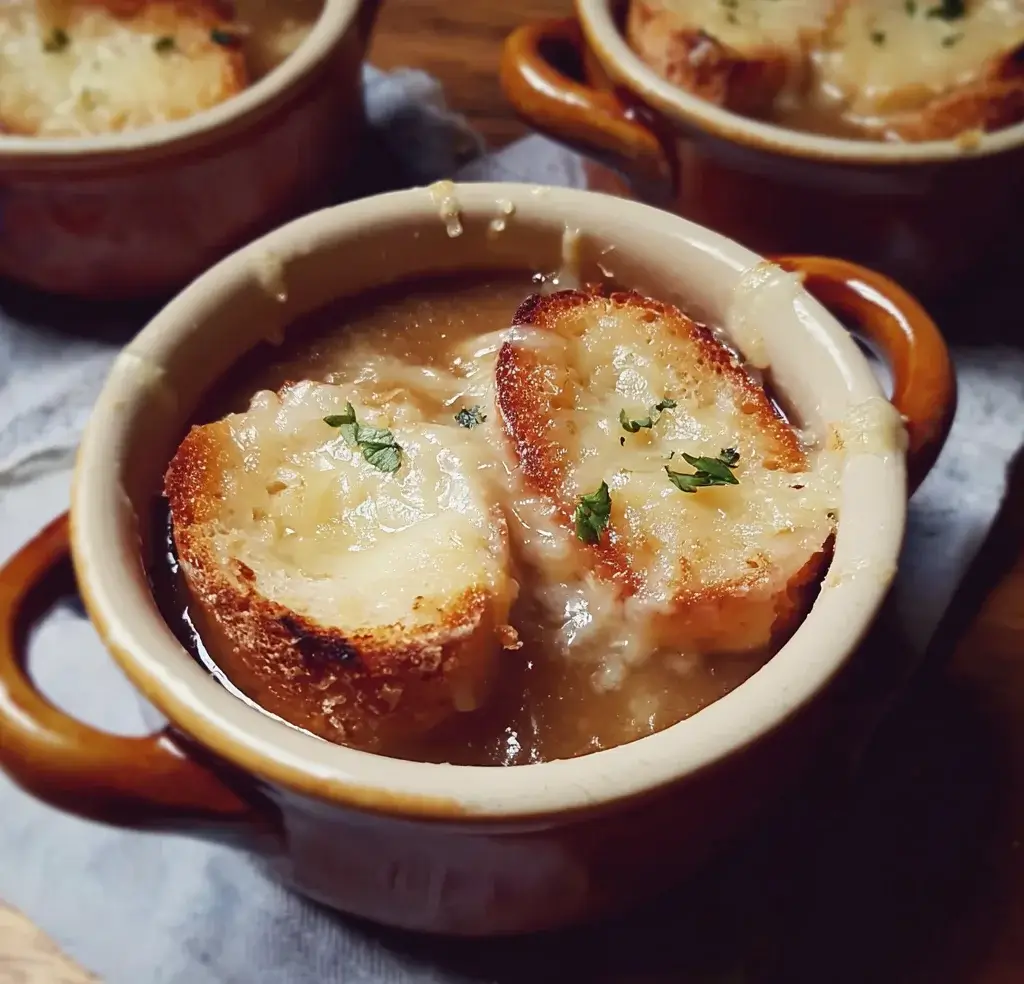 Domestic Program Vegetable Soup with Herbed Croutons