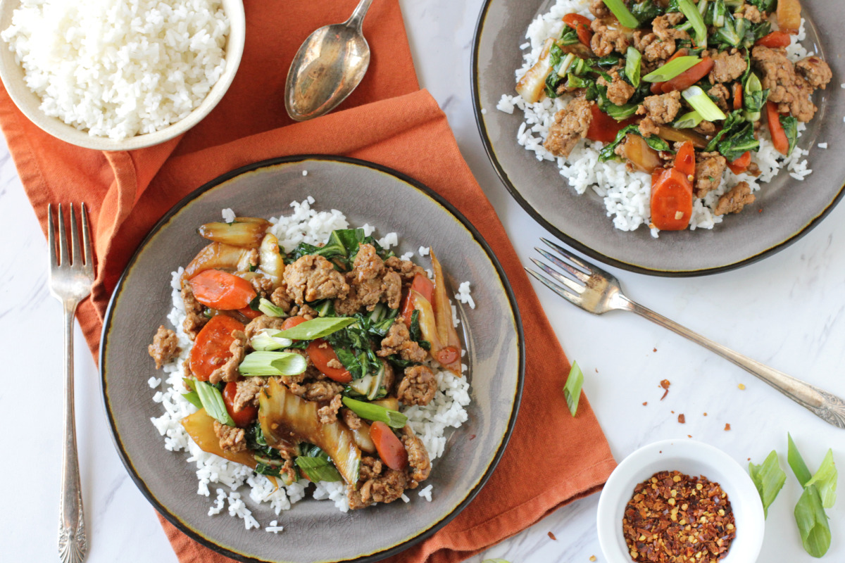 Speedy Ginger-Turkey Stir-Fry