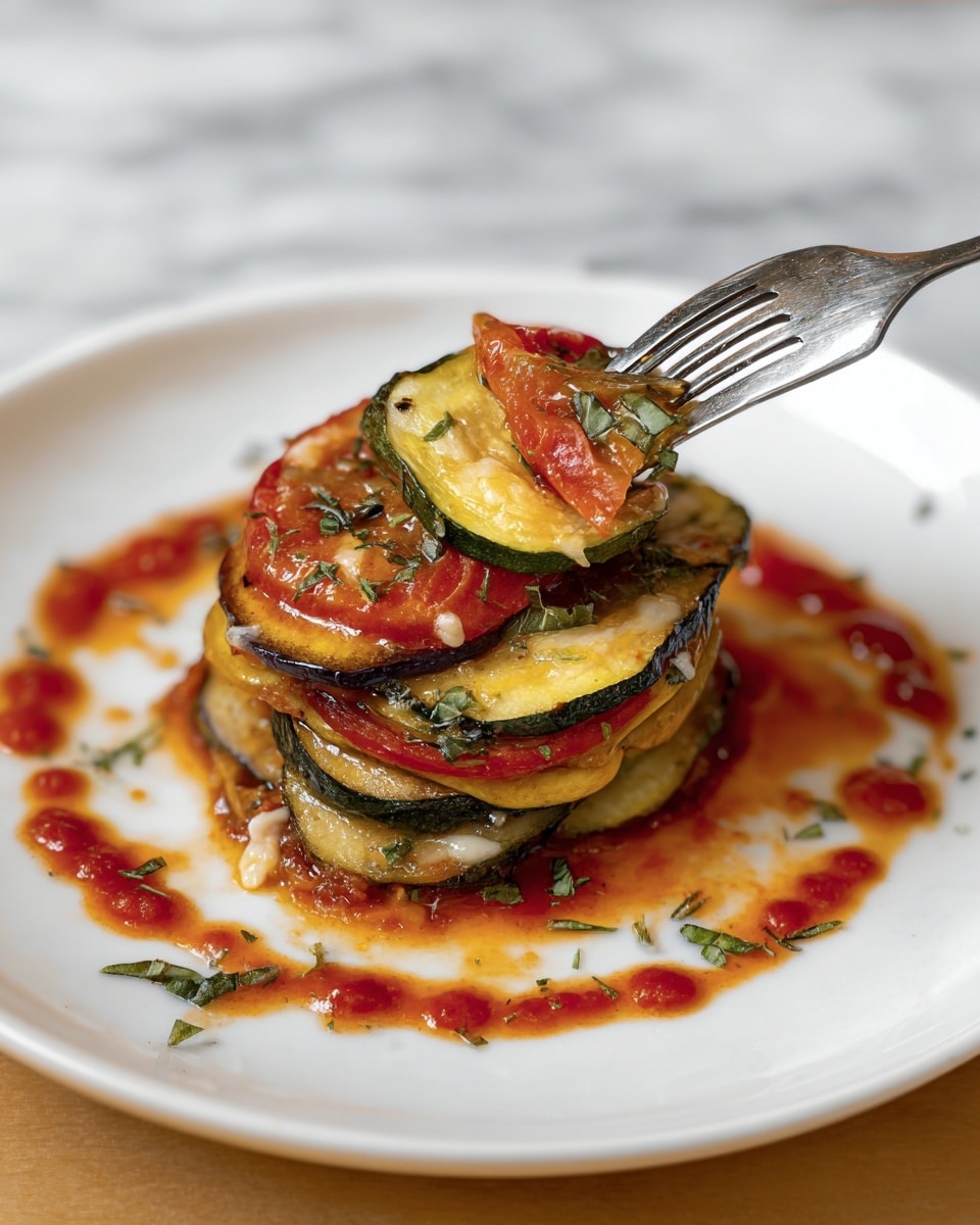 Classic Ratatouille with Herbed Tomato Sauce