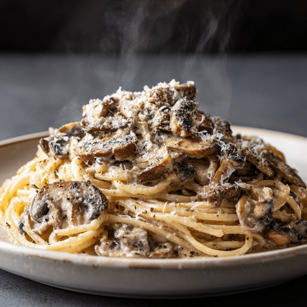One-Pot Creamy Mushroom & Thyme Pasta